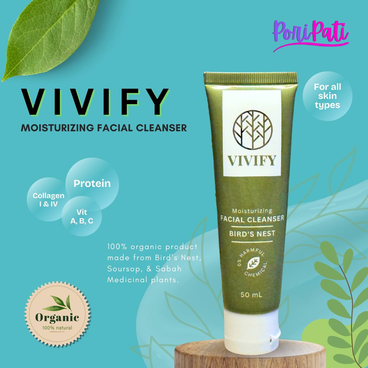Vivify Moisturizing Facial Cleanser Vivify Facial Cleanser - Image 1