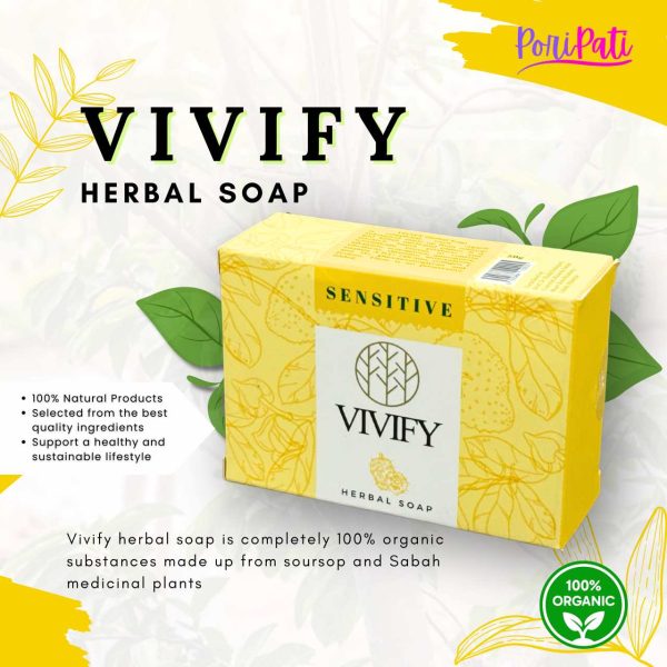 Vivify Sensitive Herbal Soap