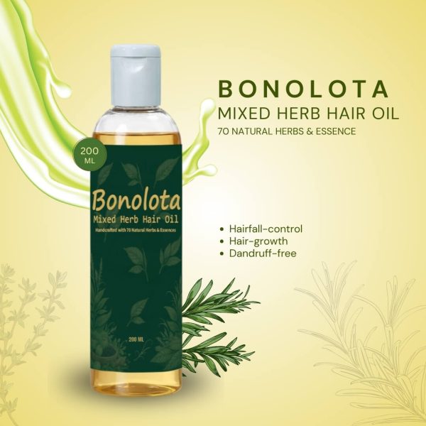 Bonolota Mixed Herb Hair Oil - 200ml